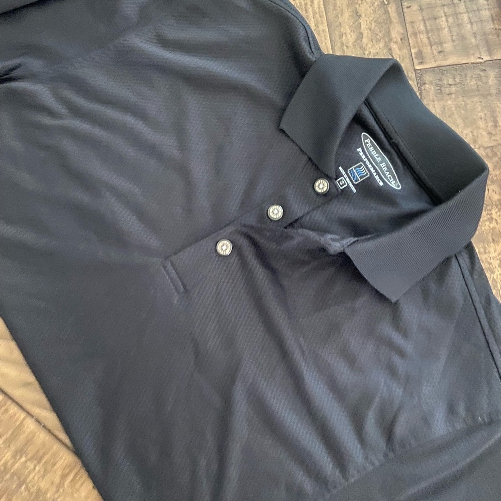 Pebble Beach mens polo golf shirts set of 2 size small